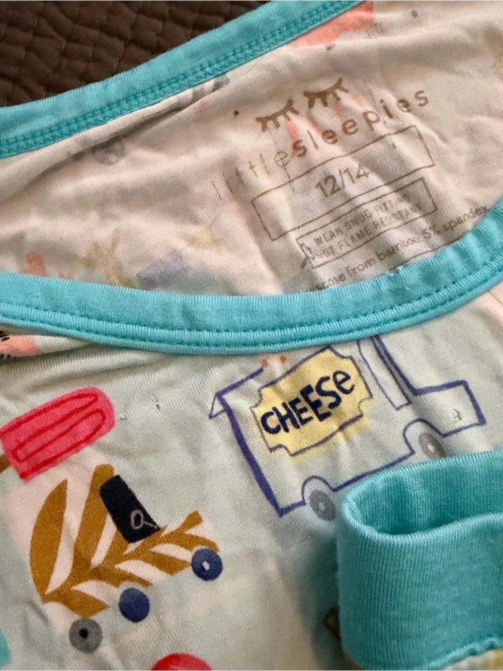Little Sleepies Food Truck Short Pajama Set
